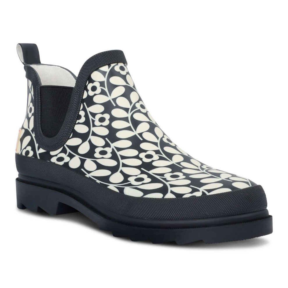 Regatta (Uk 7, Jasmine Flower Black) Womens Orla Kiely Chelsea Boot Mid Rise Wellies Wellington Boots
