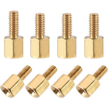 M2.5x5mm+5mm Male-Female Brass Hex PCB Motherboard Spacer Standoff for FPV Drone Quadcopter, Computer & Circuit Board 100pcs