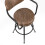 Barbican Barstool brown color 4