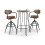 Barbican Barstool brown color 5