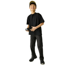 (6 - 7 Yrs, Black) Regatta Kids Sorcer III Zip Off Trousers
