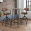 Barbican Barstool brown color 6