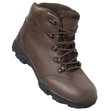 (4 UK, Brown) Mountain Warehouse Childrens/Kids Canyon Waterproof Suede Walking Boots