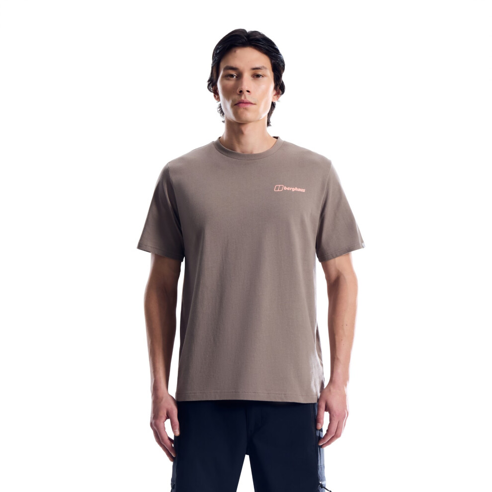 Berghaus Men's Grey Mtn Matrix Essential Short Sleeve T-Shirt - Size 38 - Image 3