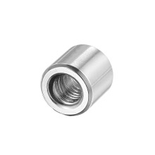 Round Weld Nuts, M8 x 14mm x 13mm Weld On Bung Female Nut Threaded - 201 Stainless Steel Insert Weldable