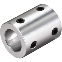 10mm to 12mm Bore Rigid Coupling Set Screw L25XD20 Aluminum Alloy,Shaft Coupler Connector,Motor Accessories