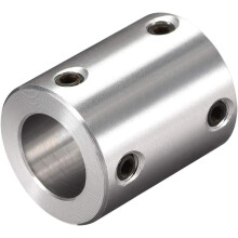 8mm to 12mm Bore Rigid Coupling Set Screw L25XD20 Aluminum Alloy,Shaft Coupler Connector for 3D Printers, Motor Accessories