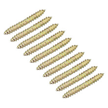 4x18mm Hanger Bolts, 12pcs Double Ended Self-Tapping Thread Dowel Screws for Wood Connecting