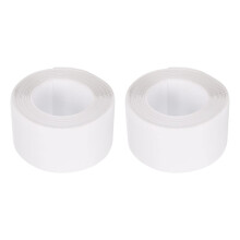 Waterproof Seal Caulk Strip Tape Self Adhesive 1.5" W x 10.5'L PVC Sealing Tape for Kitchen Bathroom White 2Pcs