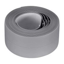 Waterproof Seal Caulk Strip Tape Self Adhesive 1.5" W x 10.5'L PVC Sealing Tape for Kitchen Bathroom Grey
