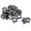 Weld Nuts, M16 Square UNC Carbon Steel Machine Screw Gray 20Pcs 1