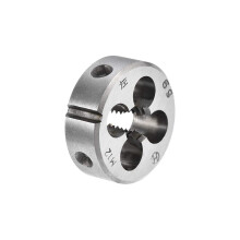 M12 Metric Round Die, Machine Thread Left Hand Threading Die, Alloy Tool Steel Screw Thread Cutting Die