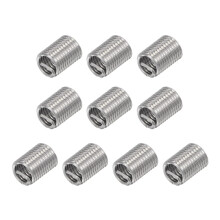 Wire Thread Inserts 10-32 UNF 2.5D 304 Stainless Steel Helical Type Coiled Wire Screw Repair Threaded Sleeve Steel Sheath 10pcs