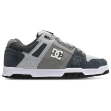 (9, Grey) DC Shoes Mens Stag Low Rise Suede Leather Skate Skater Trainers Sneakers