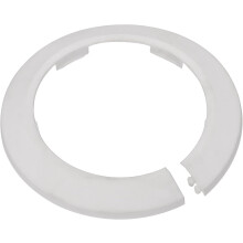 Pipe Cover Decoration, 90mm PP Plastic Escutcheon Water Pipe Drain Line Cover White 10pcs