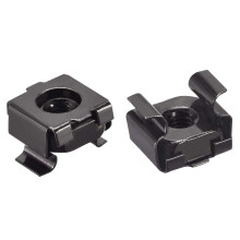 Snap-in Cage Nuts - M4 x 0.7mm Carbon Steel Metric Nut for Server Shelve Cabinet 10pcs