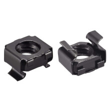 Snap-in Cage Nuts - M10 x 1.5mm Carbon Steel Metric Nut for Server Shelve Cabinet 25pcs