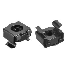 Snap-in Cage Nuts, M4 x 0.7mm Carbon Steel Nut for Server Shelve Cabinet 5pcs