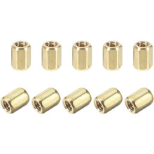 M2x3mm Female-Female Hex Brass PCB Motherboard Spacer Standoff for FPV Drone Quadcopter, Computer & Circuit Board 20pcs
