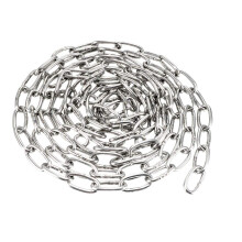 Stainless Steel 304 Hardened Proof Coil Chain 1.5m Length 2mm Thickness Zinc Plated