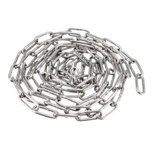 Stainless Steel 304 Hardened Proof Coil Chain 2m Length 3mm Thickness Zinc Plated