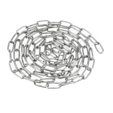 Stainless Steel 304 Hardened Proof Coil Chain 1m Length 1.2mm Thickness Zinc Plated