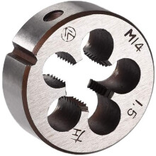 M14 x 1.5 Metric Round Die, Machine Thread Left Hand Threading Die, Alloy Steel Screw Thread Cutting Die