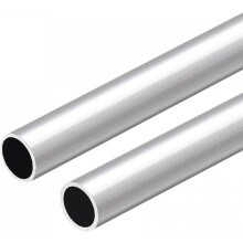 6063 Aluminum Round Tube 10mm x 12mm, 12mm x 14mm(Inner Dia x OD) 300mm Length Tubing, Pack of 2