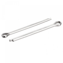Split Cotter Pin, 4mm x 50mm Stainless Steel Clip Fastener Fitting for Automotive, Mechanics, Silver Tone, 30Pcs