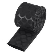 Heat Shrink Wrap Tubing Sleeve for Fishing Rod Grips Handle, 41mm Flat 3.3ft 2:1 Ratio Black