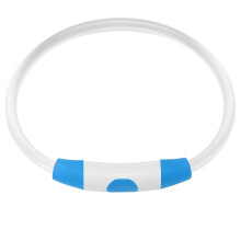 LED Leuchthalsband Wiederaufladbar 3 Modi Blau