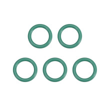 Fluorine Rubber O-Rings, 15mm OD 11.2mm ID 1.9mm Width FKM Seal Gasket for Machinery Plumbing, Green, Pack of 5