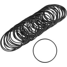 Nitrile Rubber O-Rings 47mm OD 44mm ID 1.5mm Width, Metric Nitrile Rubber Sealing Gasket, Pack of 50