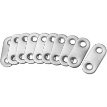 Repair Plate, 36mmx16mm, Flat Fixing Mending Corner Brace Bracket Connector, Pack of 10
