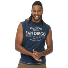 (7XL, French Navy) D555 Mens Havant Big & Tall Graphic Vest