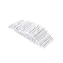 15mm 1.35mm OD Fiber Optic Sleeves, 2 Ends Pre-Shrunk Fiber Optic Fusion Splice Tube Protector Sleeves, Clear Heat Shrinkable Tubing 200pcs