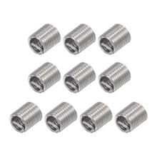 Wire Thread Inserts 10-32 UNF 2.0D 304 Stainless Steel Helical Type Coiled Wire Screw Repair Threaded Sleeve Steel Sheath 10pcs