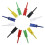 USB-Logikanalysator mit 12 Testklemmen (6 Farben), USB-Kabel, 24 MHz, 8 Kanäle, UART, IIC, SPI-Debugging 5