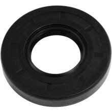 Oil Seal, TC 25mm x 52mm x 8mm Nitrile Rubber Cover Double Lip with Spring for mechanical motive Axle Shaft, Black Pack of 1