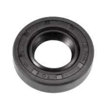 Oil Seal, TC 16mm x 30mm x 7mm Nitrile Rubber Cover Double Lip with Spring for Bearing Shaft, Black Pack of 1
