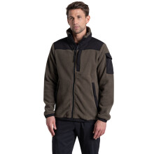 (XL, Woodland Green) Craghoppers Mens Braefell Borg Full Zip Fleece
