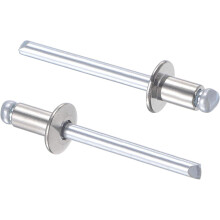 Blind Rivets 304 Stainless Steel 5mm Diameter 8mm Grip Length Silver 50pcs