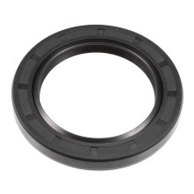 Oil Seal, TC 50mm x 72mm x 8mm Nitrile Rubber Cover Double Lip with Spring for Bearing Shaft, Black Pack of 1