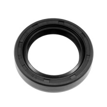 Oil Seal, TC 28mm x 40mm x 8mm Nitrile Rubber Cover Double Lip with Spring for Bearing Shaft, Black Pack of 1