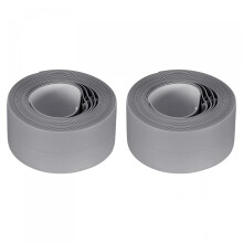 Waterproof Seal Caulk Strip Tape Self Adhesive 1.5" W x 10.5'L PVC Sealing Tape for Kitchen Bathroom Grey 2Pcs