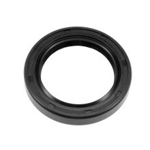 Oil Seal, TC 30mm x 42mm x 7mm Nitrile Rubber Cover Double Lip with Spring for Bearing Shaft, Black Pack of 1