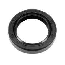 Oil Seal, TC 25mm x 36mm x 7mm Nitrile Rubber Cover Double Lip with Spring for Bearing Shaft, Black Pack of 1