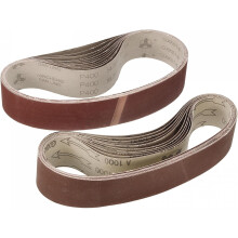 2-inch x 27-inch(50mm x 686mm) Overlap Connect Sanding Belt 400/1000 Grit Aluminum Oxide, 22pcs