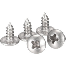 Phillips Head Self Tapping Screws, #4 x 1/4" 304 Stainless Steel Wood Sheet Metal Screw 100pcs