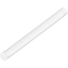 Rigid Round Clear Tubing 20mmx21mmx230mm Plastic Storage Transparent Tube with Lids